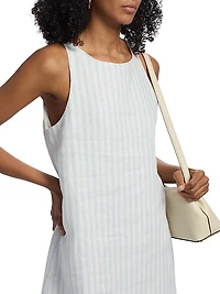 Jessi Striped Linen Minidress