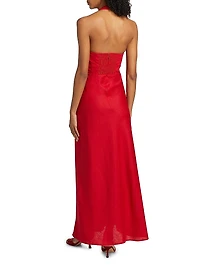 Delilah Linen Maxi Dress