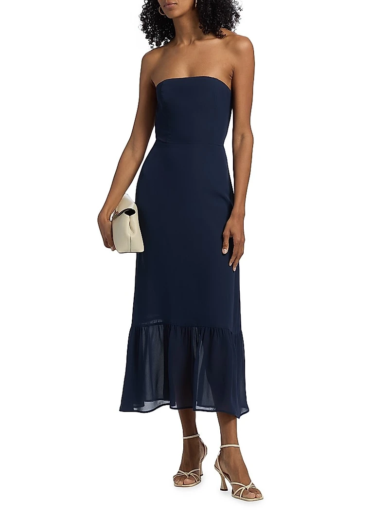 Arta Strapless Midi-Dress