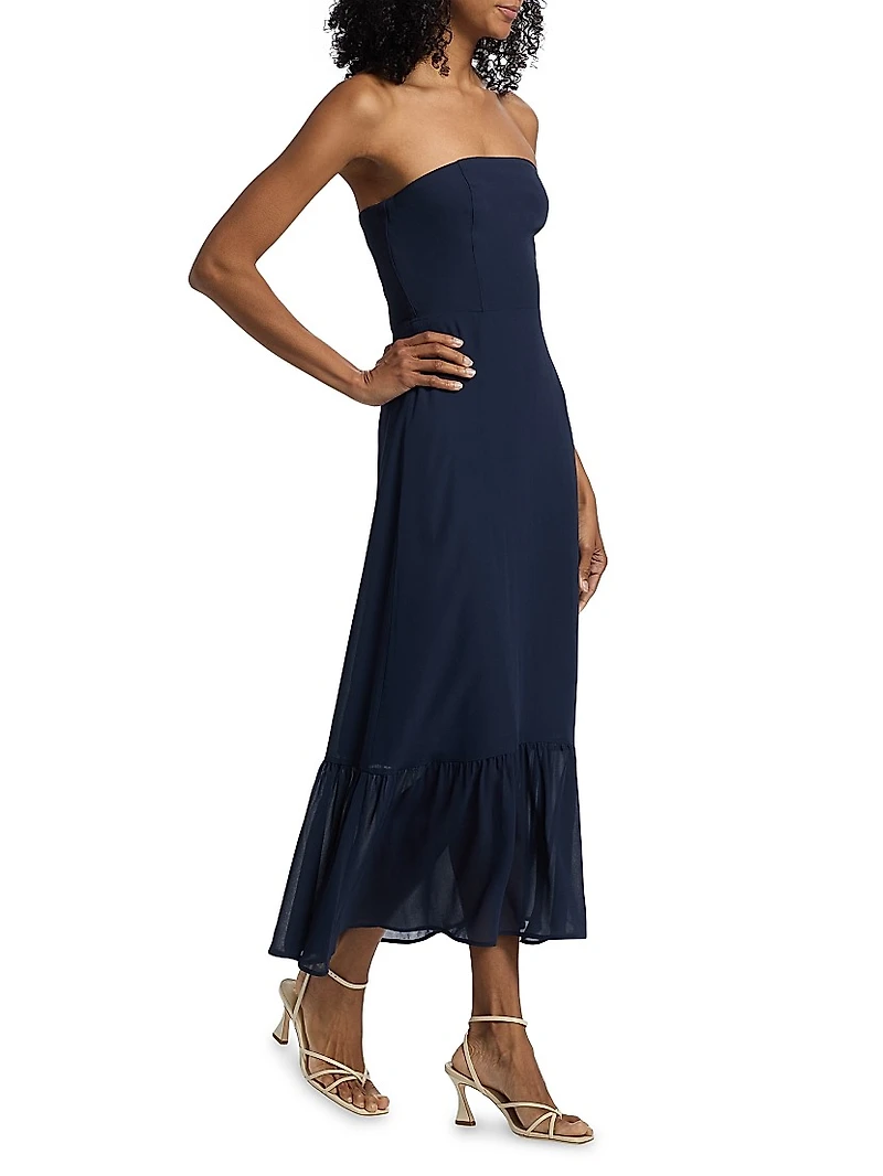 Arta Strapless Midi-Dress