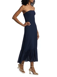 Arta Strapless Midi-Dress