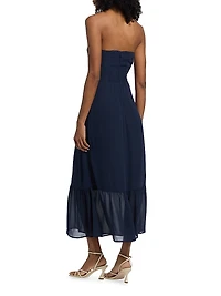 Arta Strapless Midi-Dress