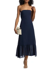 Arta Strapless Midi-Dress
