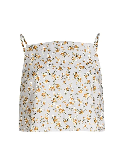 Kerri Linen Crop Top