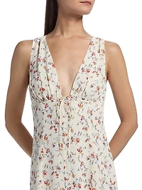 Ceara Floral Midi-Dress