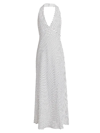 Delilah Linen Halterneck Maxi Dress