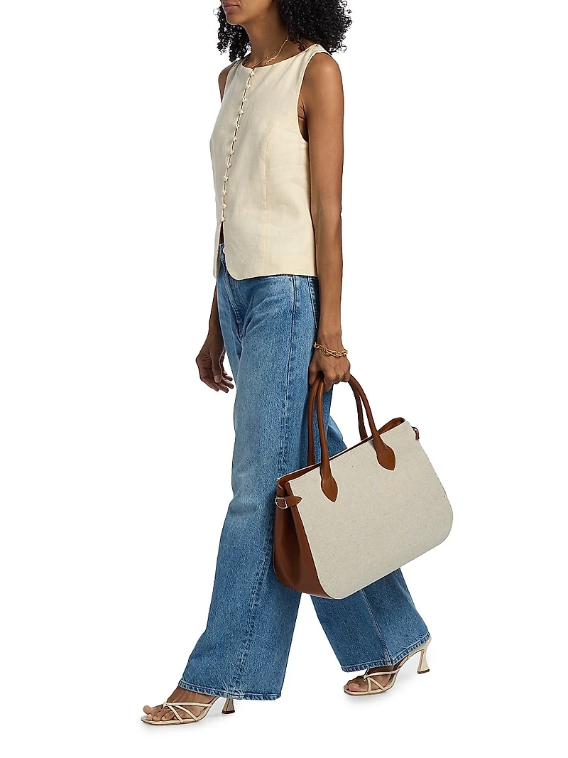 Addison Linen Vest Top