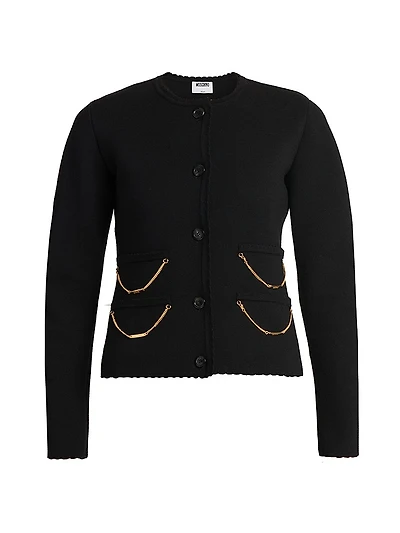 Chain Wool Cardigan