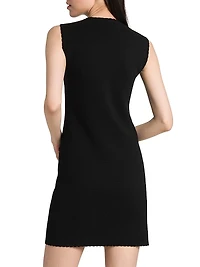 Chain Wool Minidress