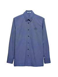 Embroidered Fil-à-Fil Shirt