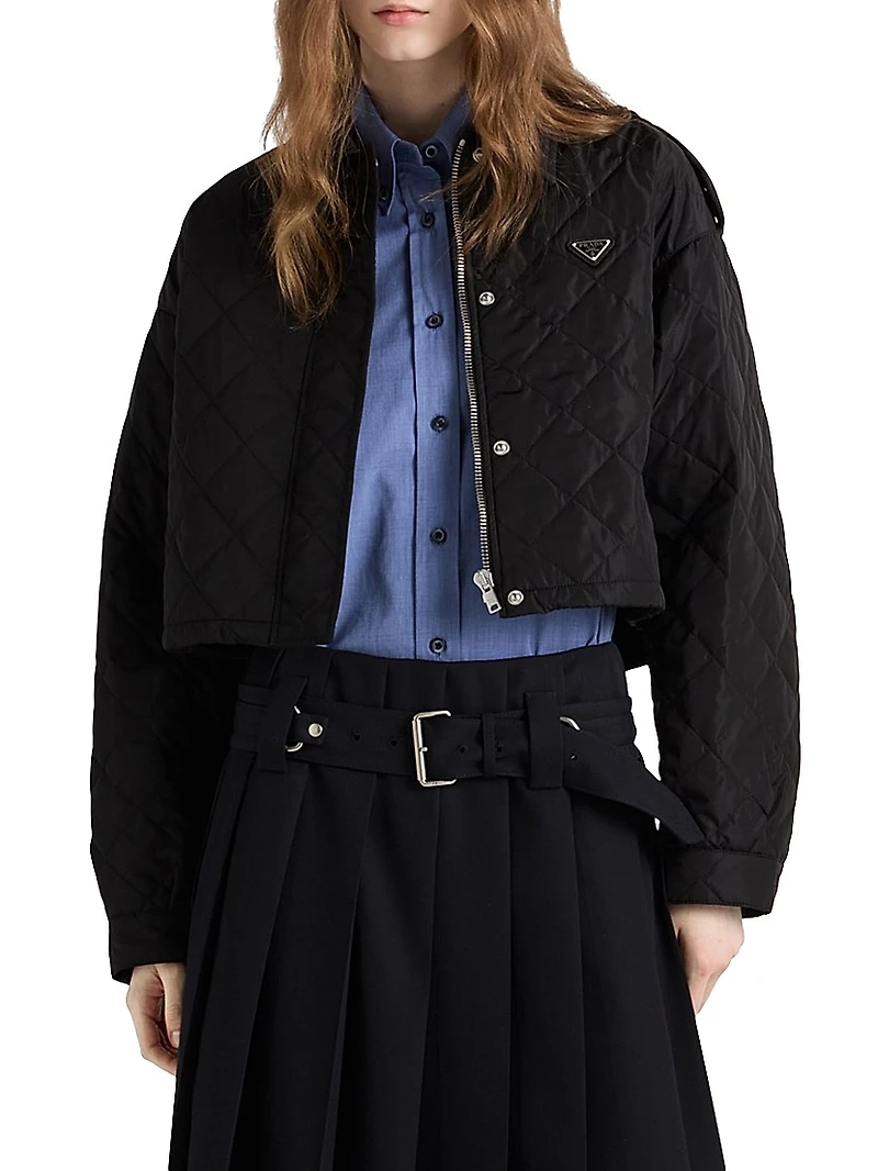 Embroidered Fil-à-Fil Shirt