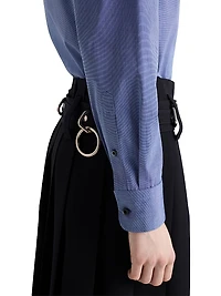 Embroidered Fil-à-Fil Shirt