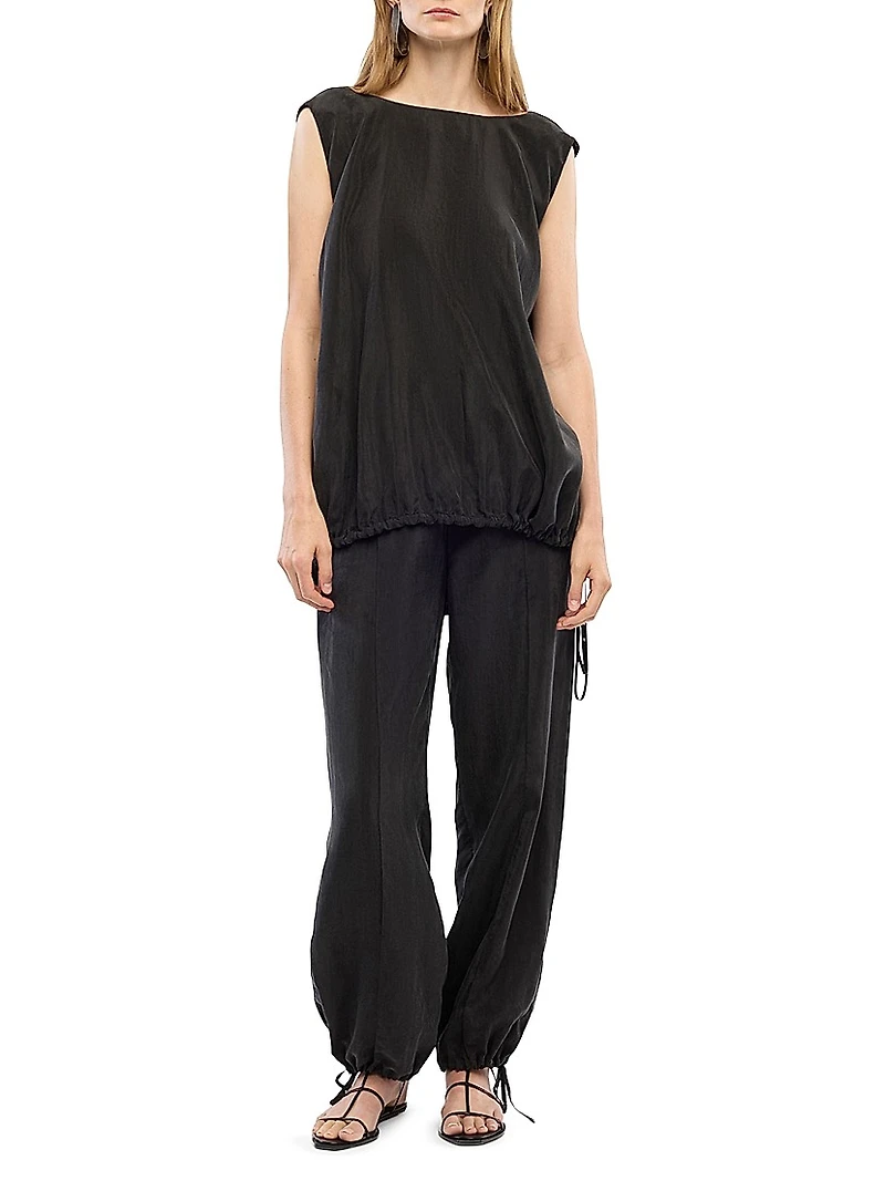 Drawstring Track Pants