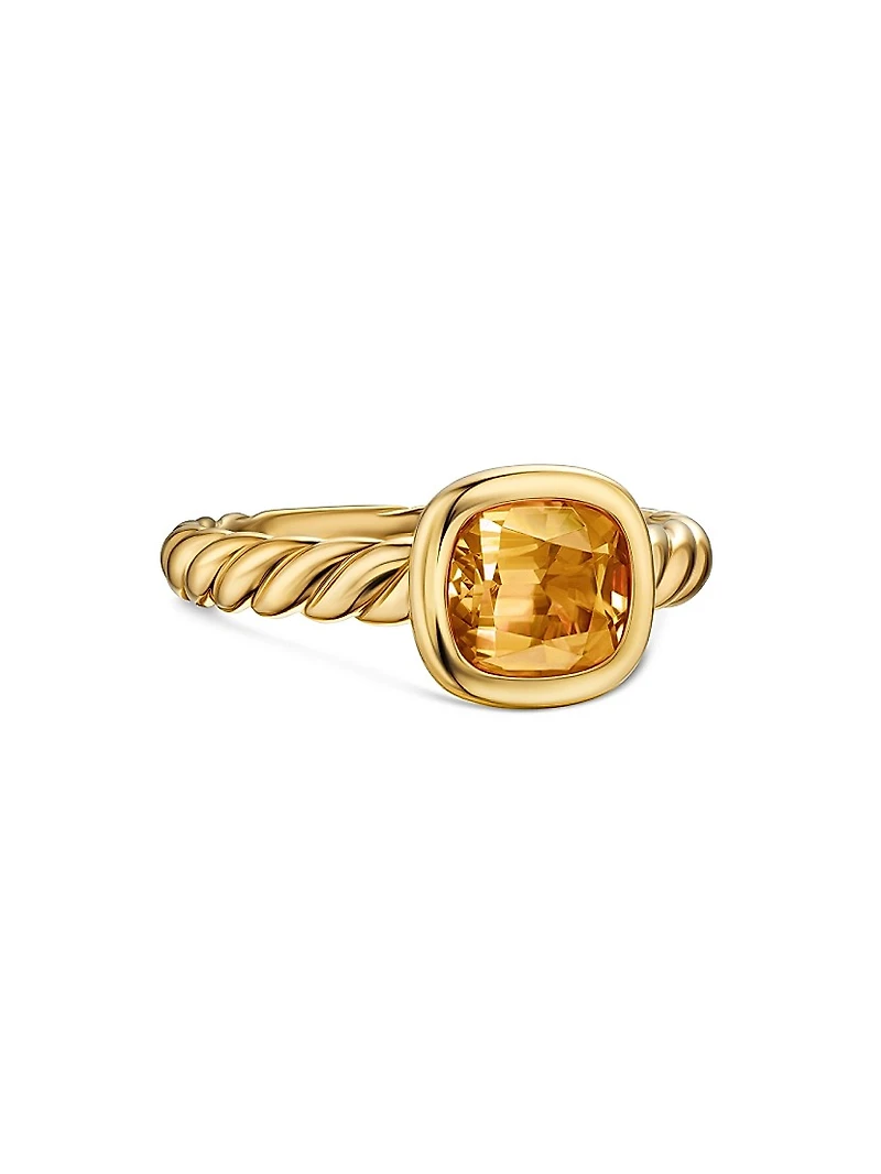 DY Mercer Stone Ring 18K Yellow Gold