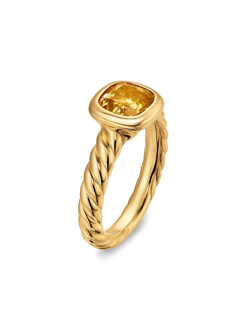 DY Mercer Stone Ring 18K Yellow Gold