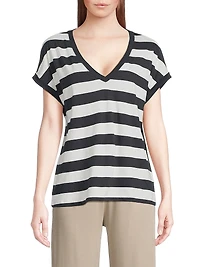 Striped Cotton T-Shirt