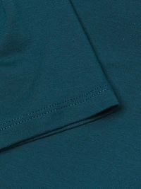 Knit V-Neck T-Shirt