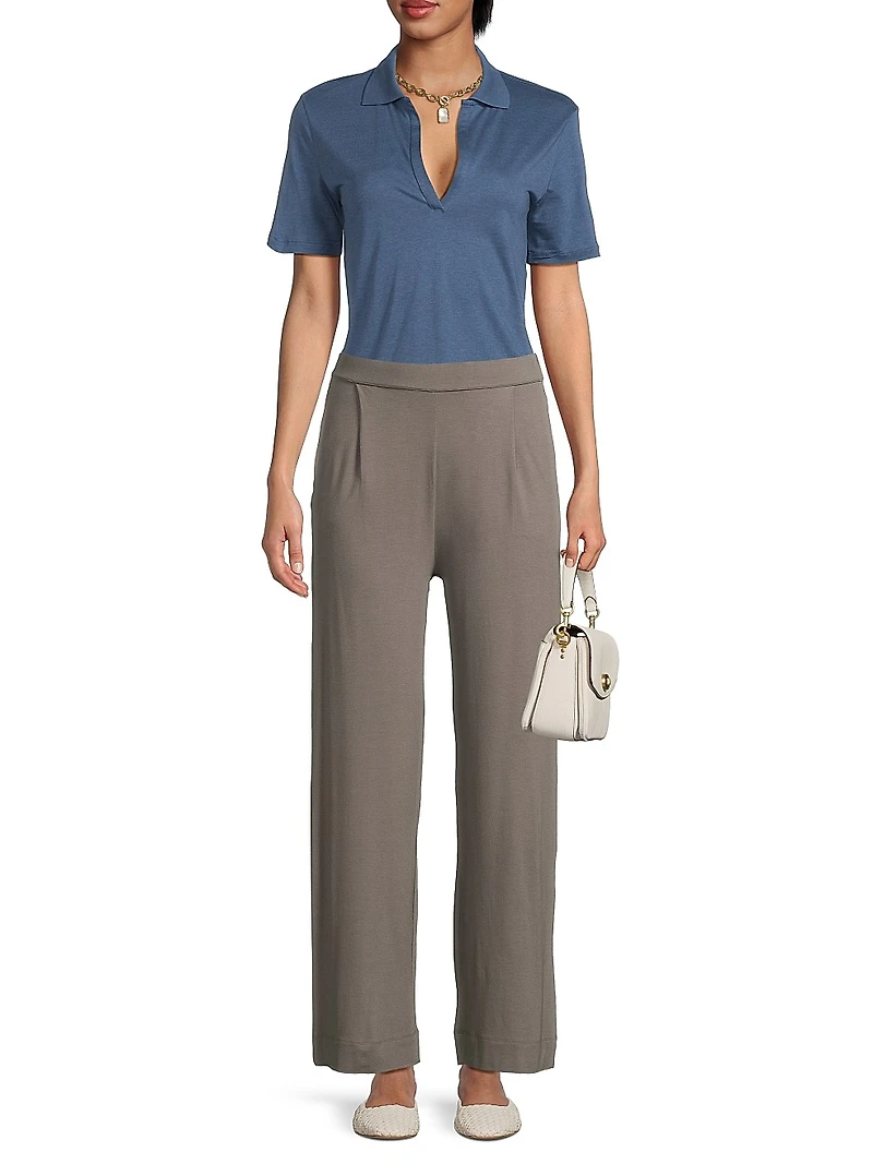 Cotton-Blend Polo Shirt