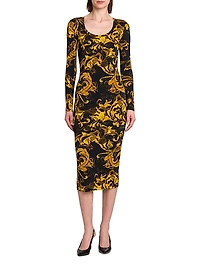 Vestiti Baroque Body-Con Midi-Dress