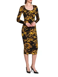 Vestiti Baroque Body-Con Midi-Dress