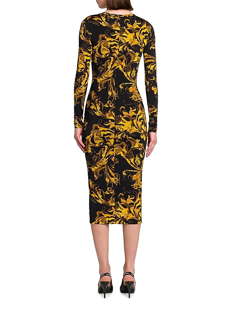 Vestiti Baroque Body-Con Midi-Dress