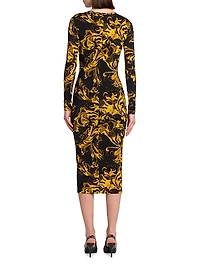 Vestiti Baroque Body-Con Midi-Dress
