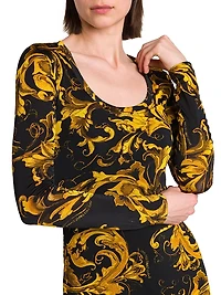Vestiti Baroque Body-Con Midi-Dress