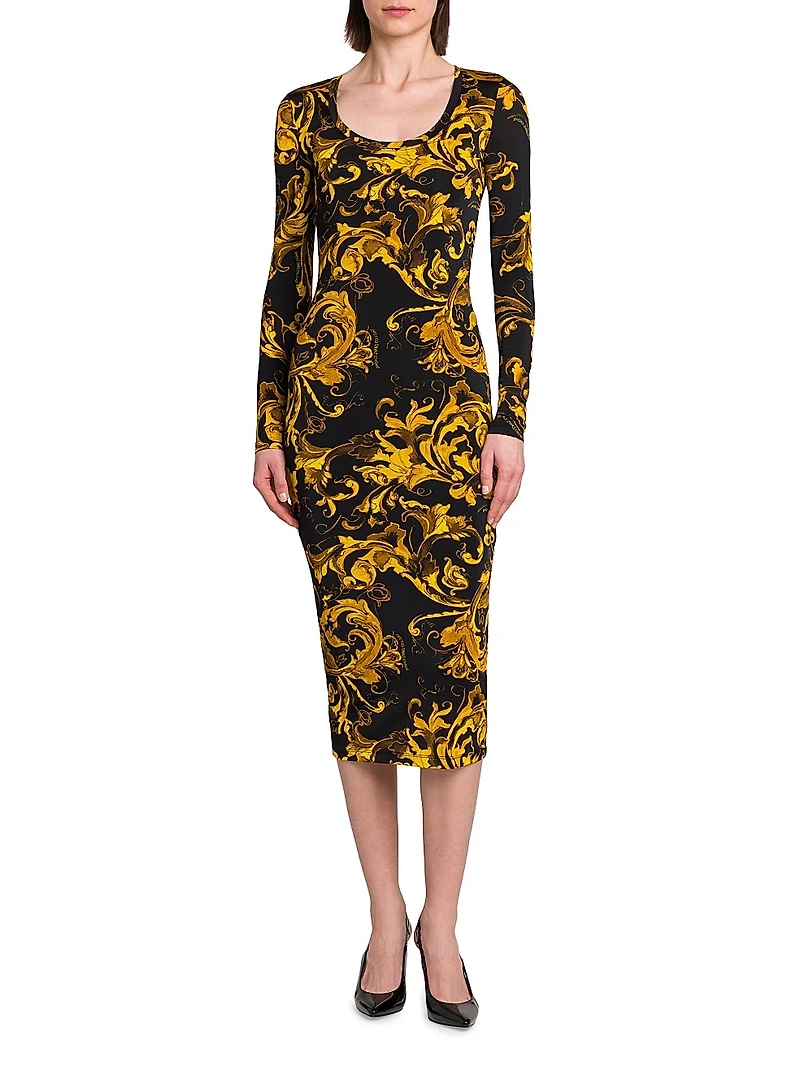 Vestiti Baroque Body-Con Midi-Dress