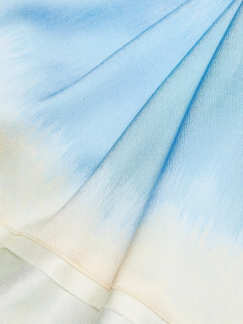 Kahlo Satin Column Gown