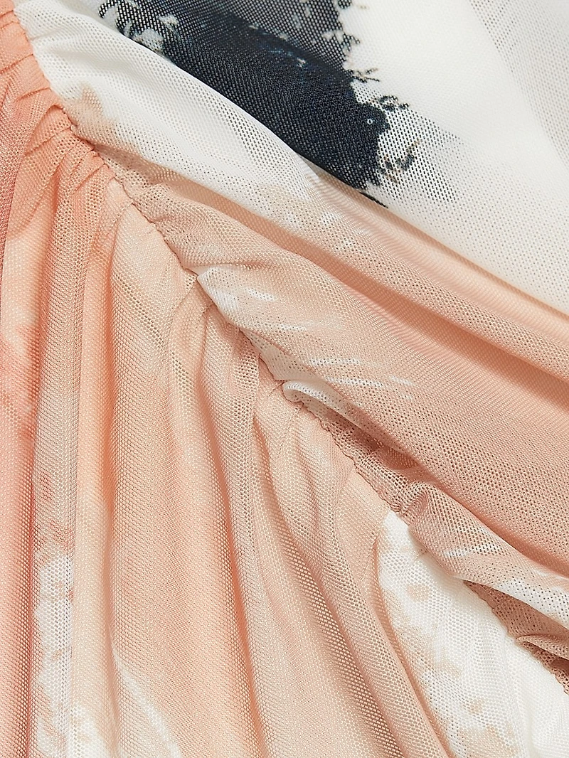 Avni Printed Stretch Midi-Dress