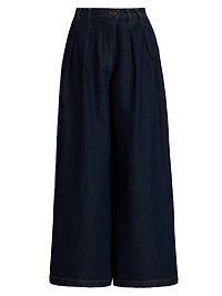Micah Denim Wide-Leg Pants