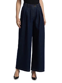 Micah Denim Wide-Leg Pants
