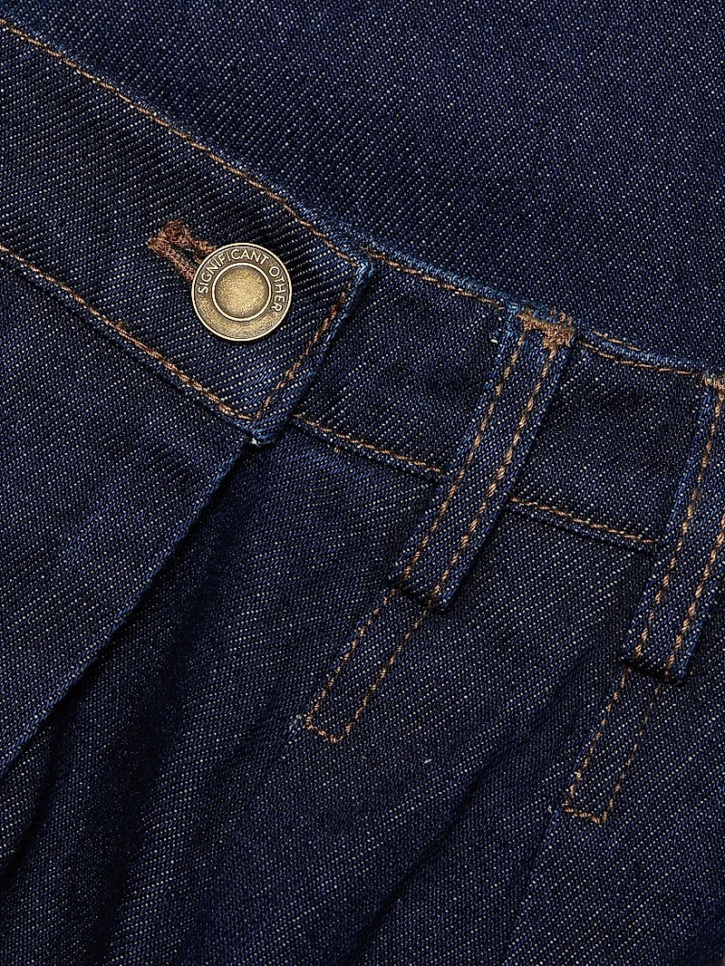 Micah Denim Wide-Leg Pants