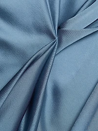 Alyssa Satin Asymmetric Minidress