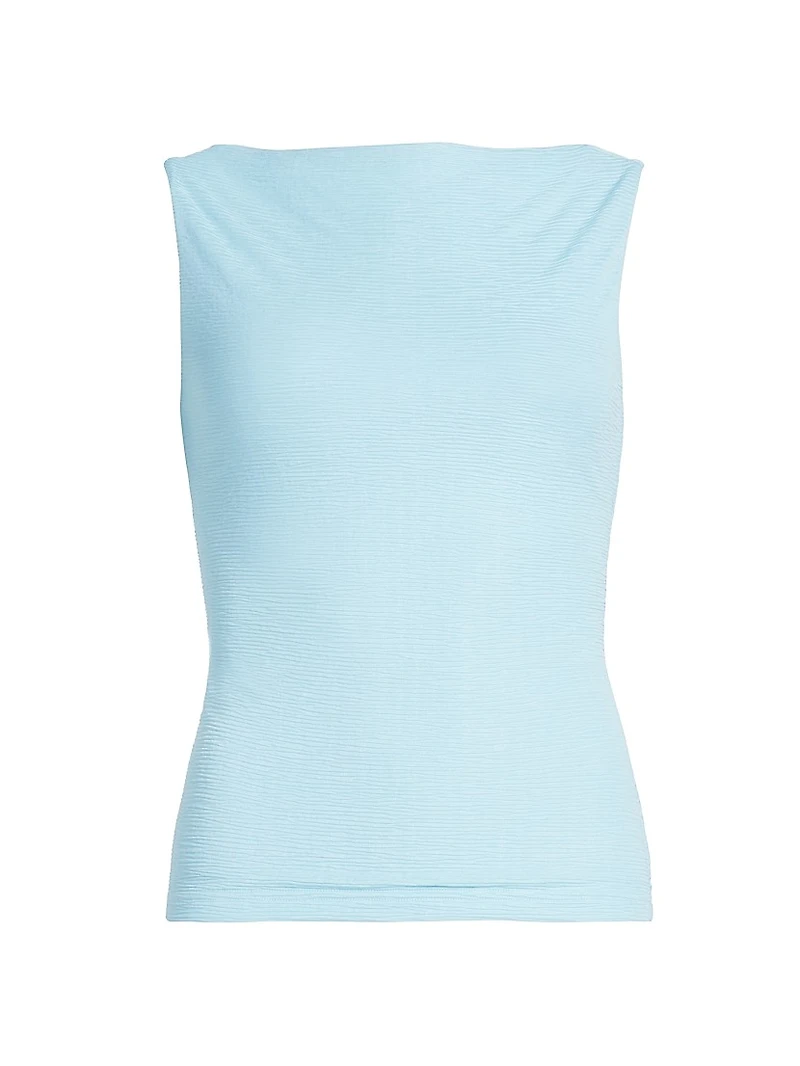 Lex Boatneck Sleeveless Top