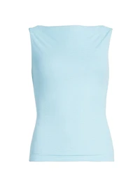 Lex Boatneck Sleeveless Top