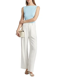 Lex Boatneck Sleeveless Top