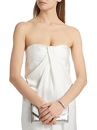 Alyssa Satin Strapless Maxi Dress