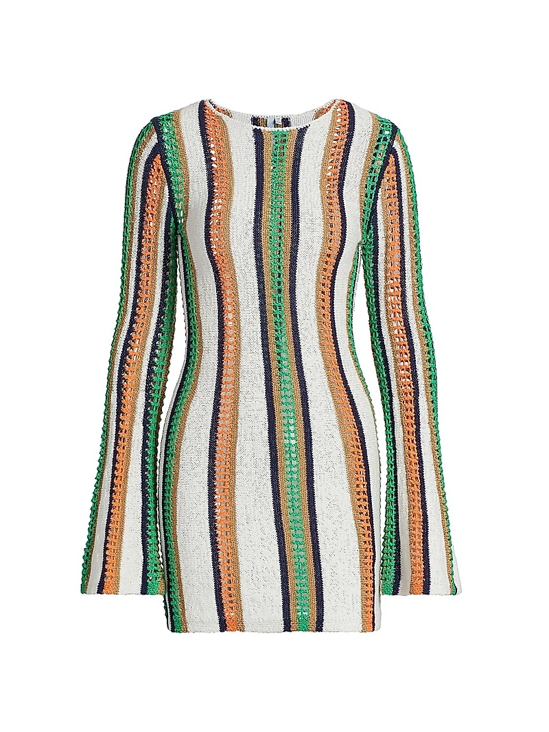 May Striped Knit Minidress