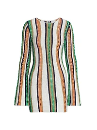 May Striped Knit Minidress