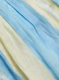 Juniper Striped Linen-Blend Maxi Dress