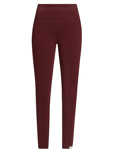 Ribbed High-Rise Leggings