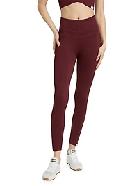 Ribbed High-Rise Leggings