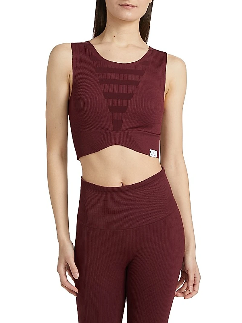 VB Ribbed Longline Sports Bra