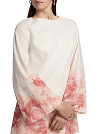 Maggie Floral Linen-Cotton Minidress