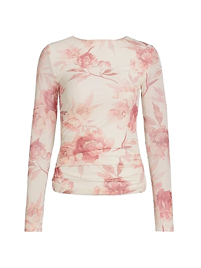 Ezili Floral Mesh Top