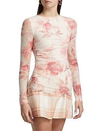 Ezili Floral Mesh Top