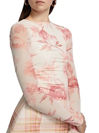 Ezili Floral Mesh Top