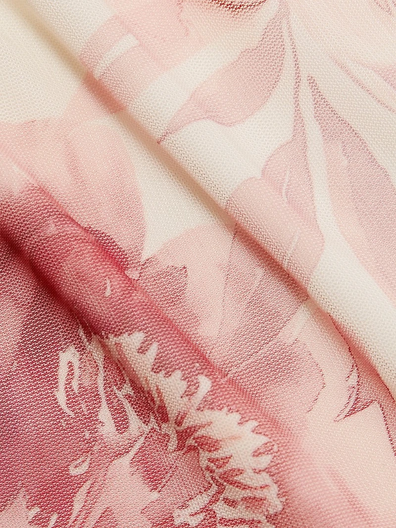 Ezili Floral Mesh Top