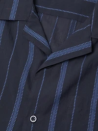 Striped Cotton Cabana Shirt